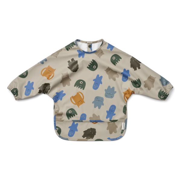 Liewood | Merle Cape Bib - Monsters Blue Mix | THE FIND