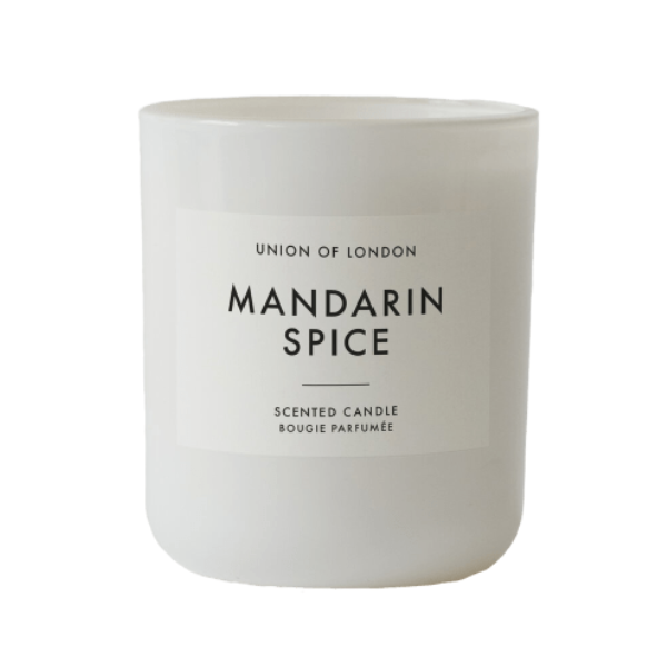 Union Of London | Mandarin Spice Candle - White | THE FIND