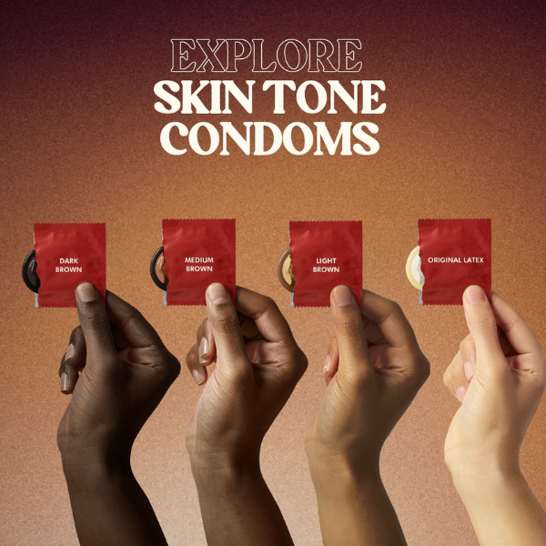 Roam | Skin Tone Condoms - 12 Pack - Dark Brown | THE FIND