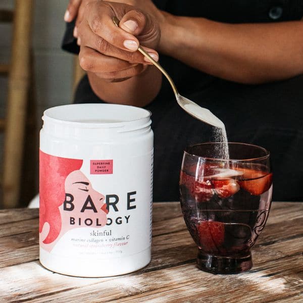 Bare Biology | Skinful Collagen Vitamin C Strawberry | THE FIND