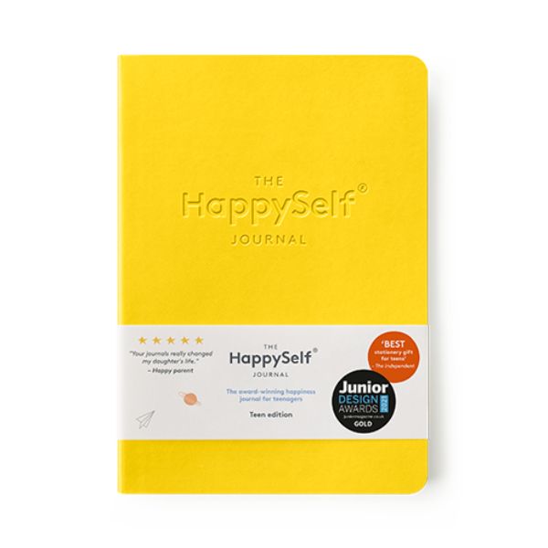 The HappySelf Journal | Teen Journal Yellow | THE FIND