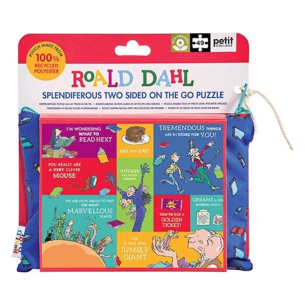 Petit Collage | Roald Dahl Two-Sided 49 Piece Puzzle | THE FIND