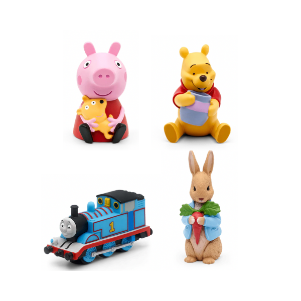 Children's Favourites Tonies Bundle - Peppa Pig, Thomas The Tank Engine, Peter Rabbit and Winnie The Pooh