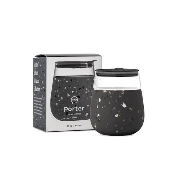 W&P Porter | The Porter Glass - Terrazzo Charcoal 15oz | THE FIND