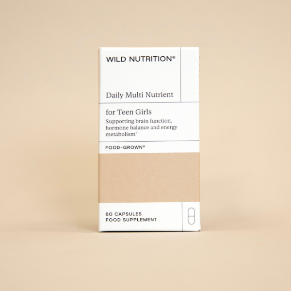 Wild Nutrition | Daily Multi Nutrient for Teen Girls - 60 Capsules | THE FIND