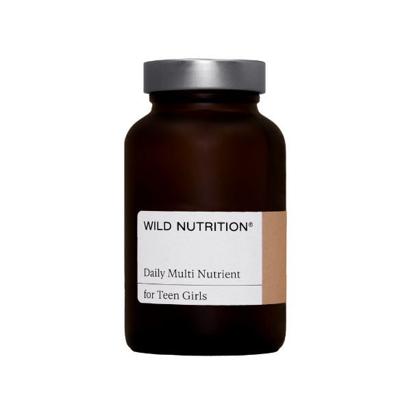 Wild Nutrition | Daily Multi Nutrient for Teen Girls - 60 Capsules | THE FIND