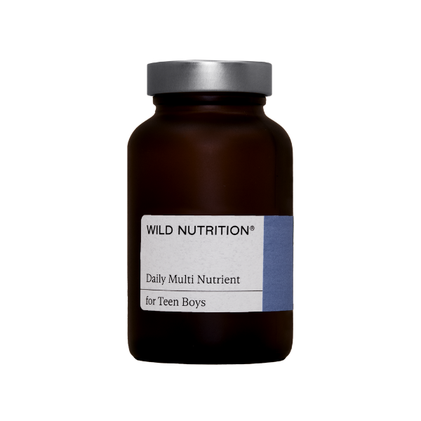 Wild Nutrition | Daily Multi Nutrient for Teen Boys- 60 Capsules | THE FIND